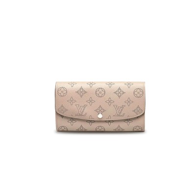 LOUIS VUITTON GALET MONOGRAM MAHINA LEATHER IRIS WALLET M60143 (19*12*2cm) 